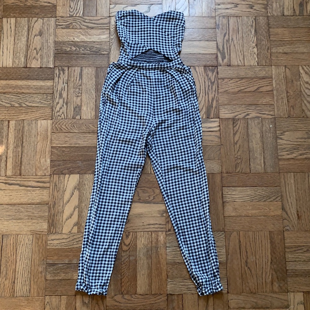 Strapless jumpsuit